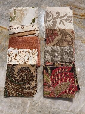 252 Precut 3" Quilt Squares Assorted Fabric Patchwork Craft Lot